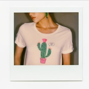 Broome Street & Kate Spade "Hug Me" Cactus Tshirt